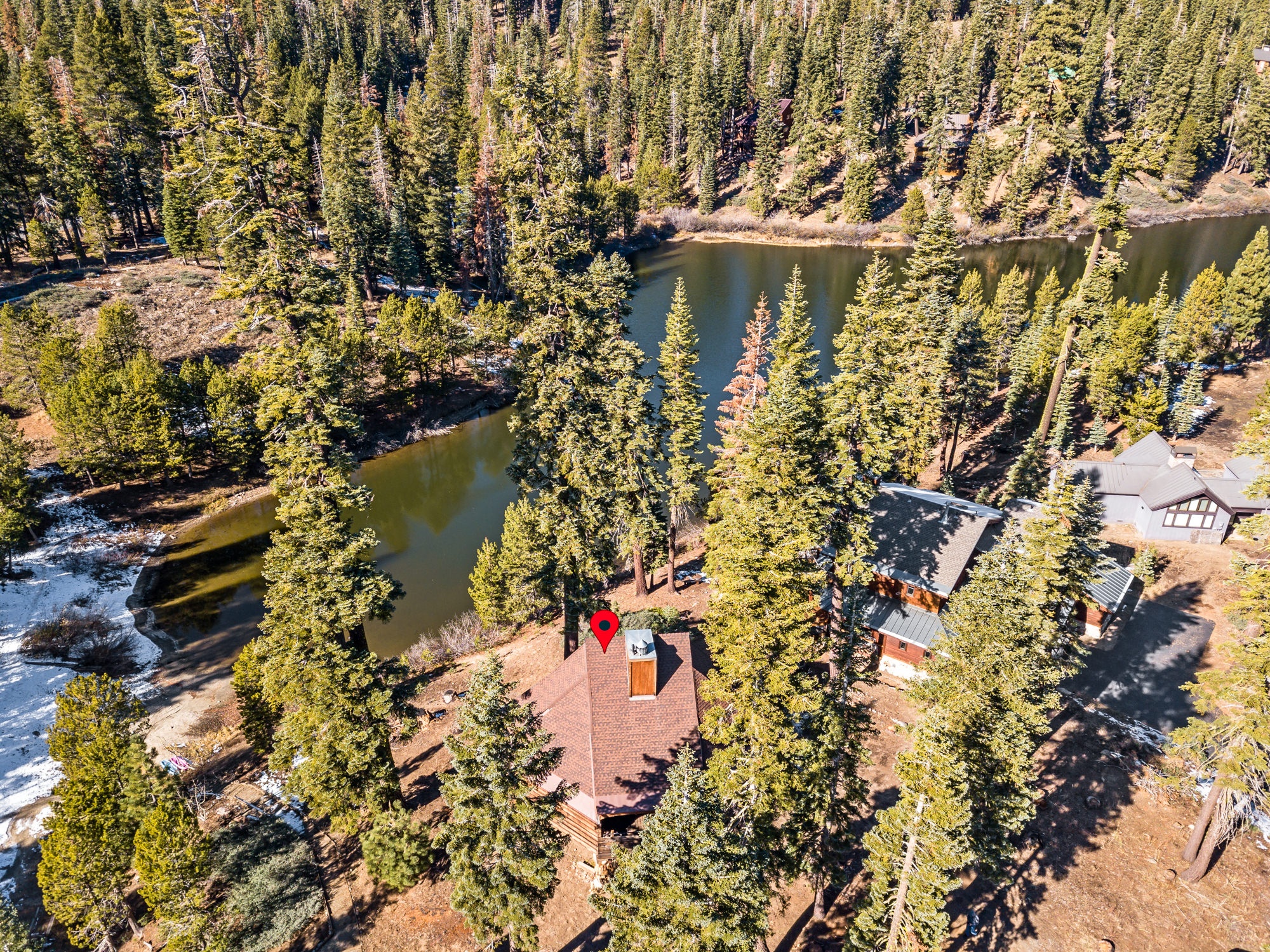 Aerial view showing The Lake Chalet at Bear Lake